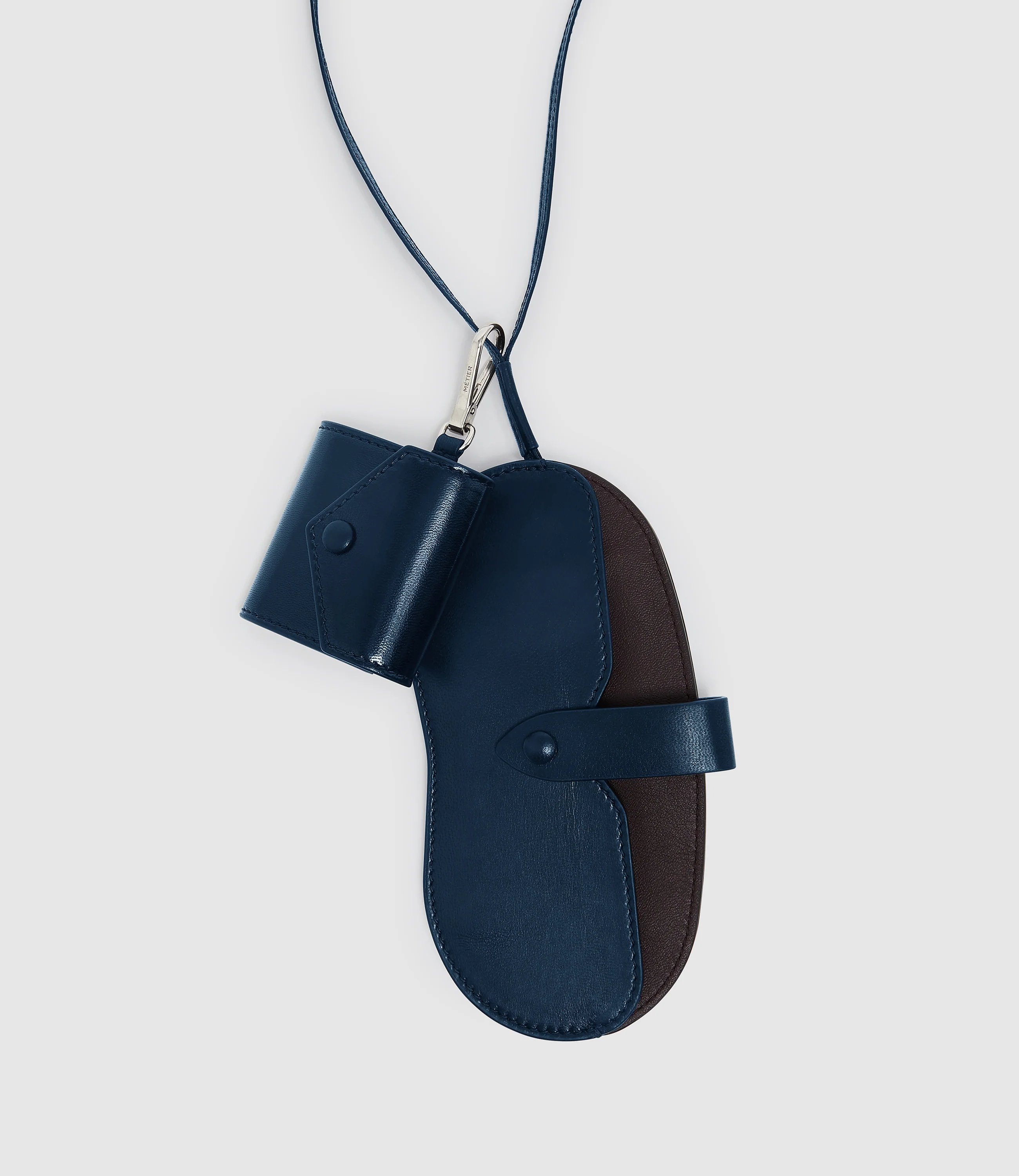 Airpods Case Buttery Nappa Sapphire - Image 3