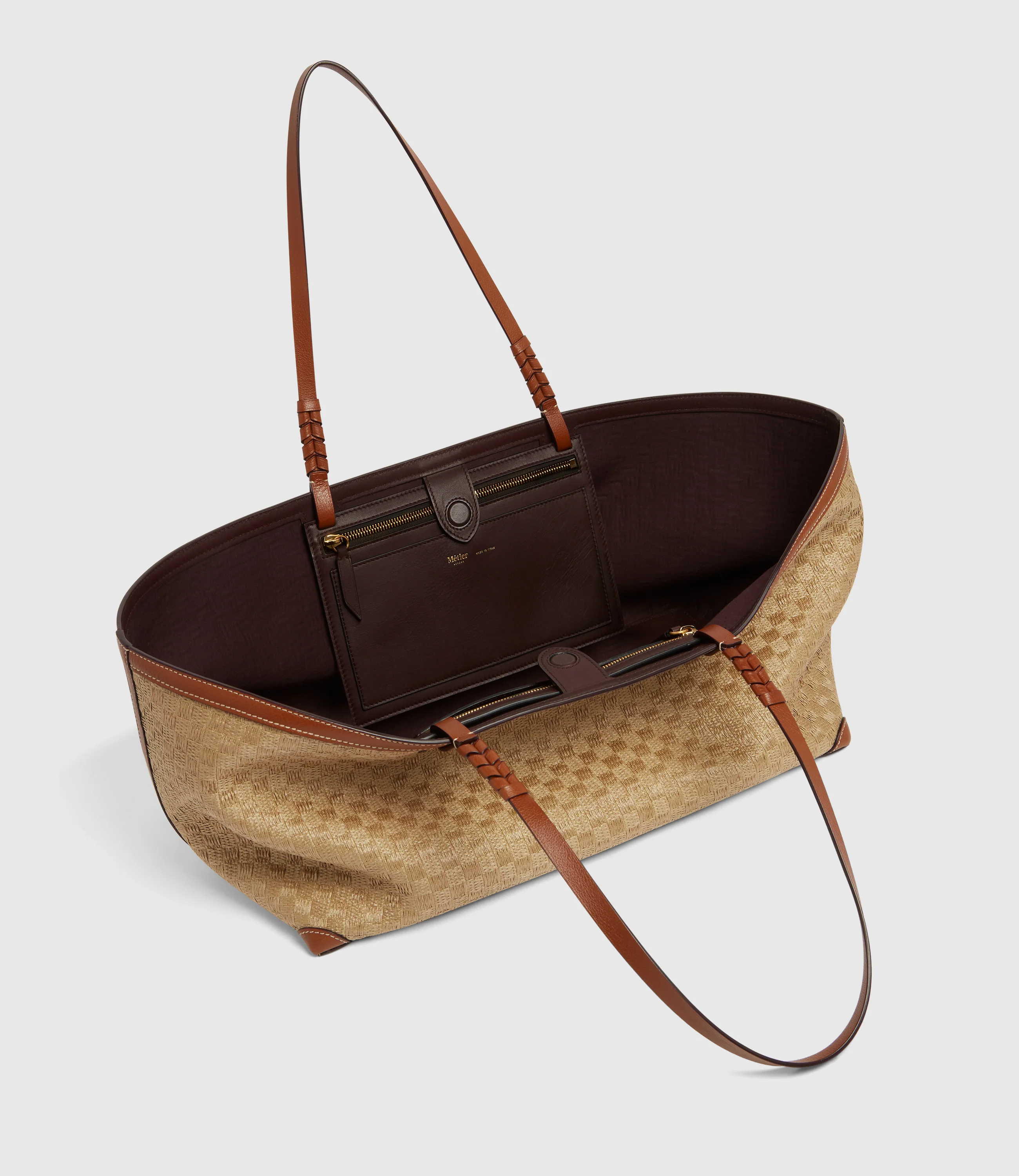 Cala 42 Woven Fabric Sahara with Buffalo Cognac - Image 3