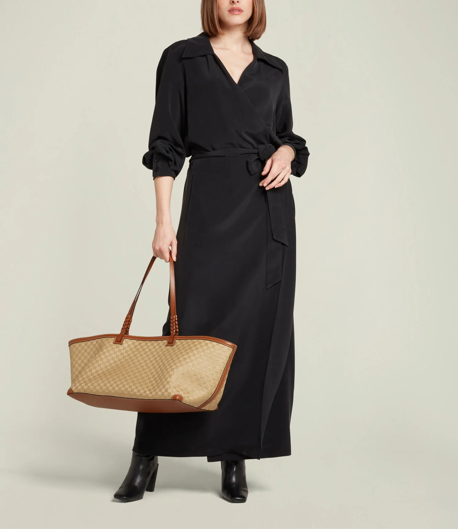 Cala 42 Woven Fabric Sahara with Buffalo Cognac - Image 4