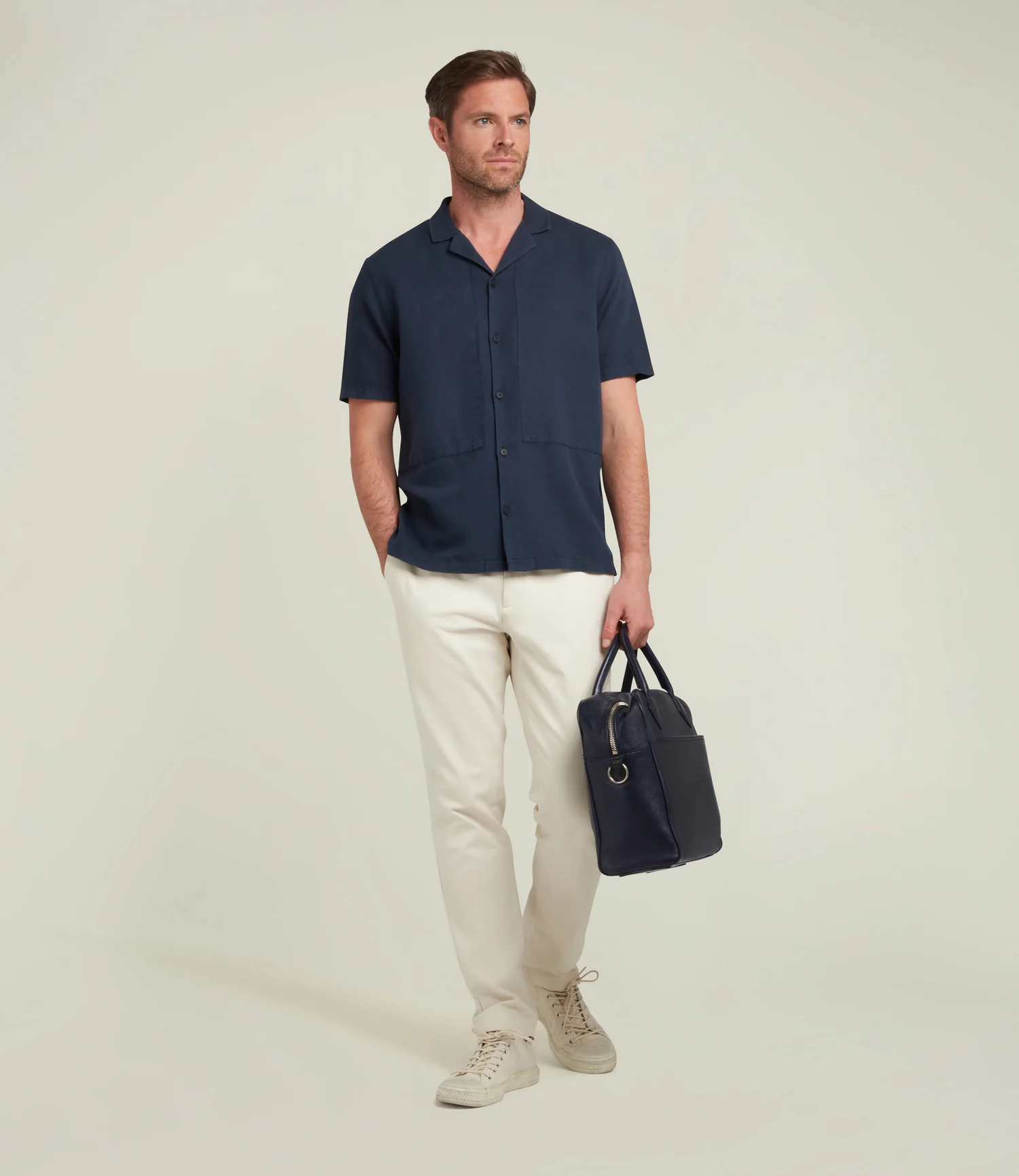 Closer All Day Briefcase Buffalo Deep Navy - Image 5