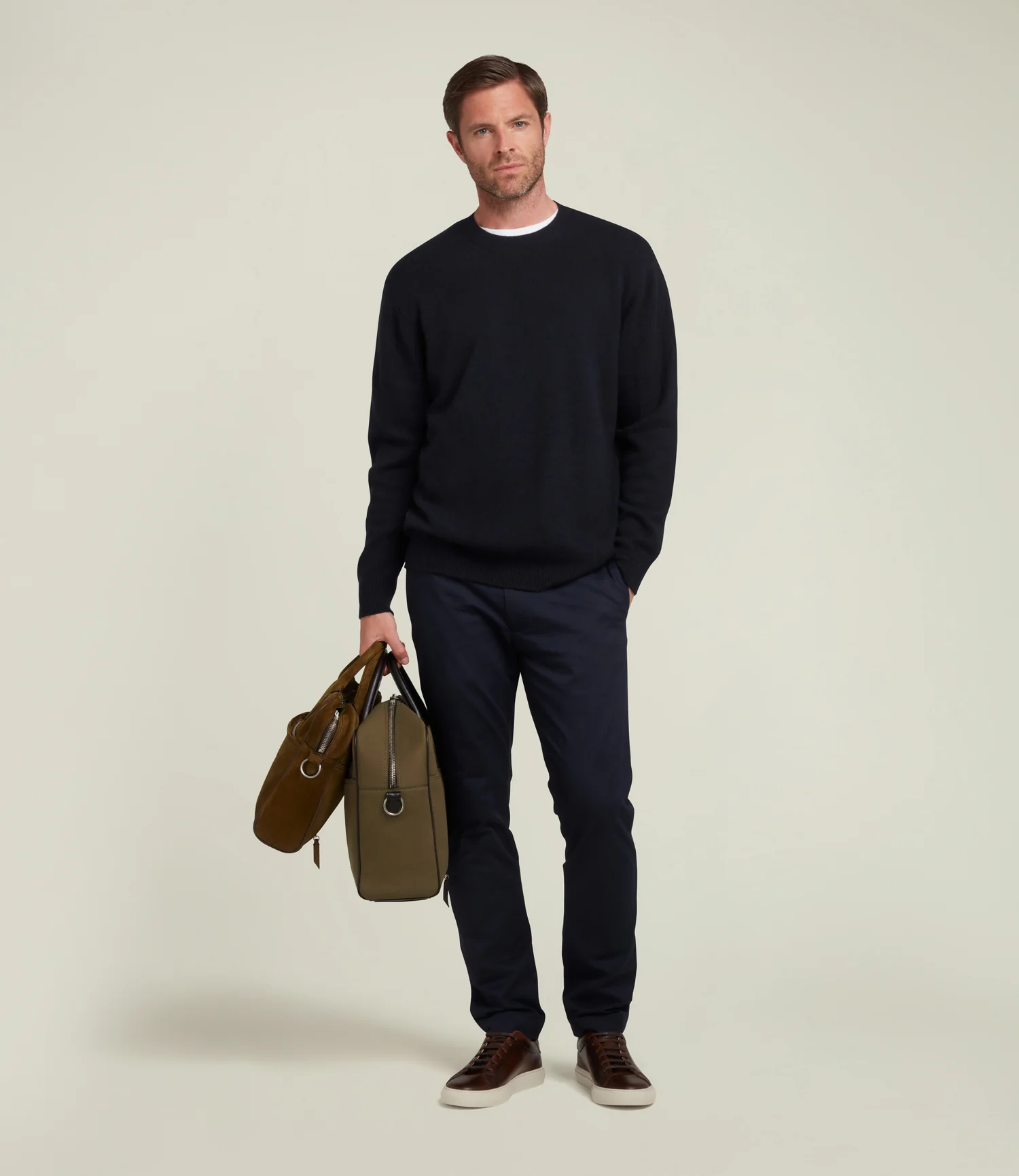 Closer All Day Briefcase Military Twill Khaki - Image 8
