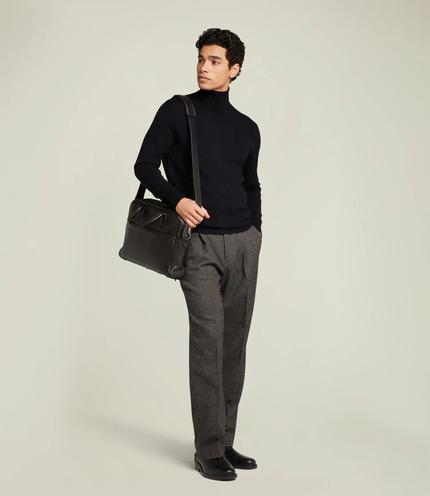 Closer Slim Briefcase Buffalo Cacao - Image 5