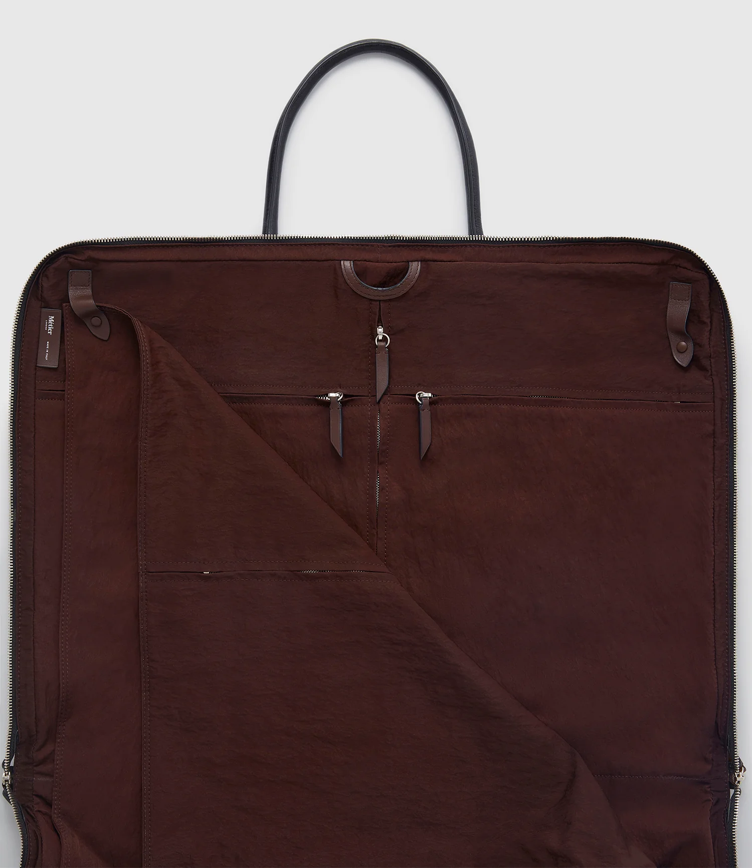 Closer Suit Carrier Elvis Black with Buffalo Cognac - Image 3