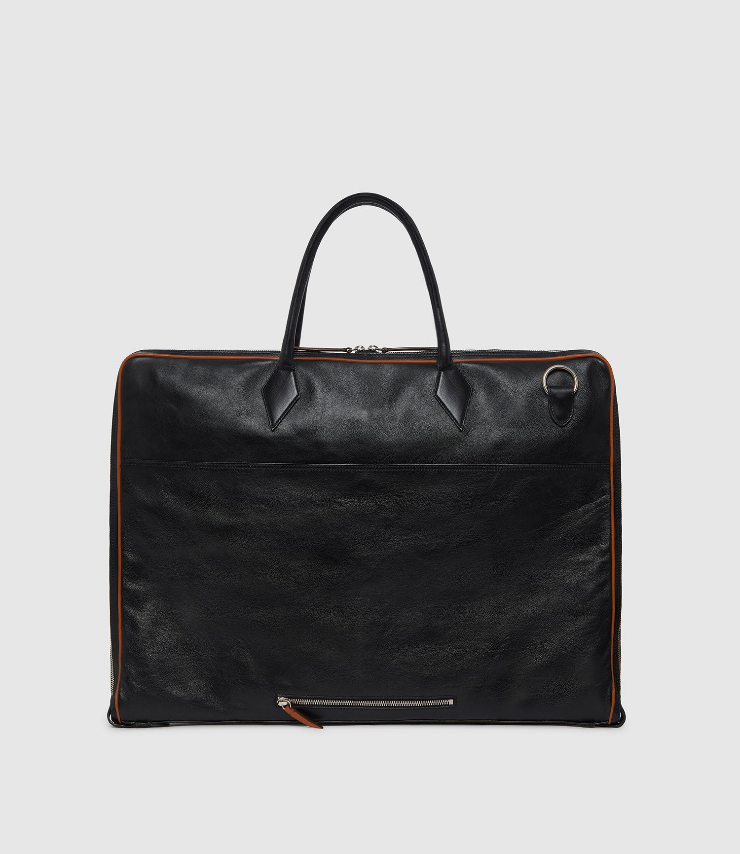 Closer Suit Carrier Elvis Black with Buffalo Cognac - Image 4