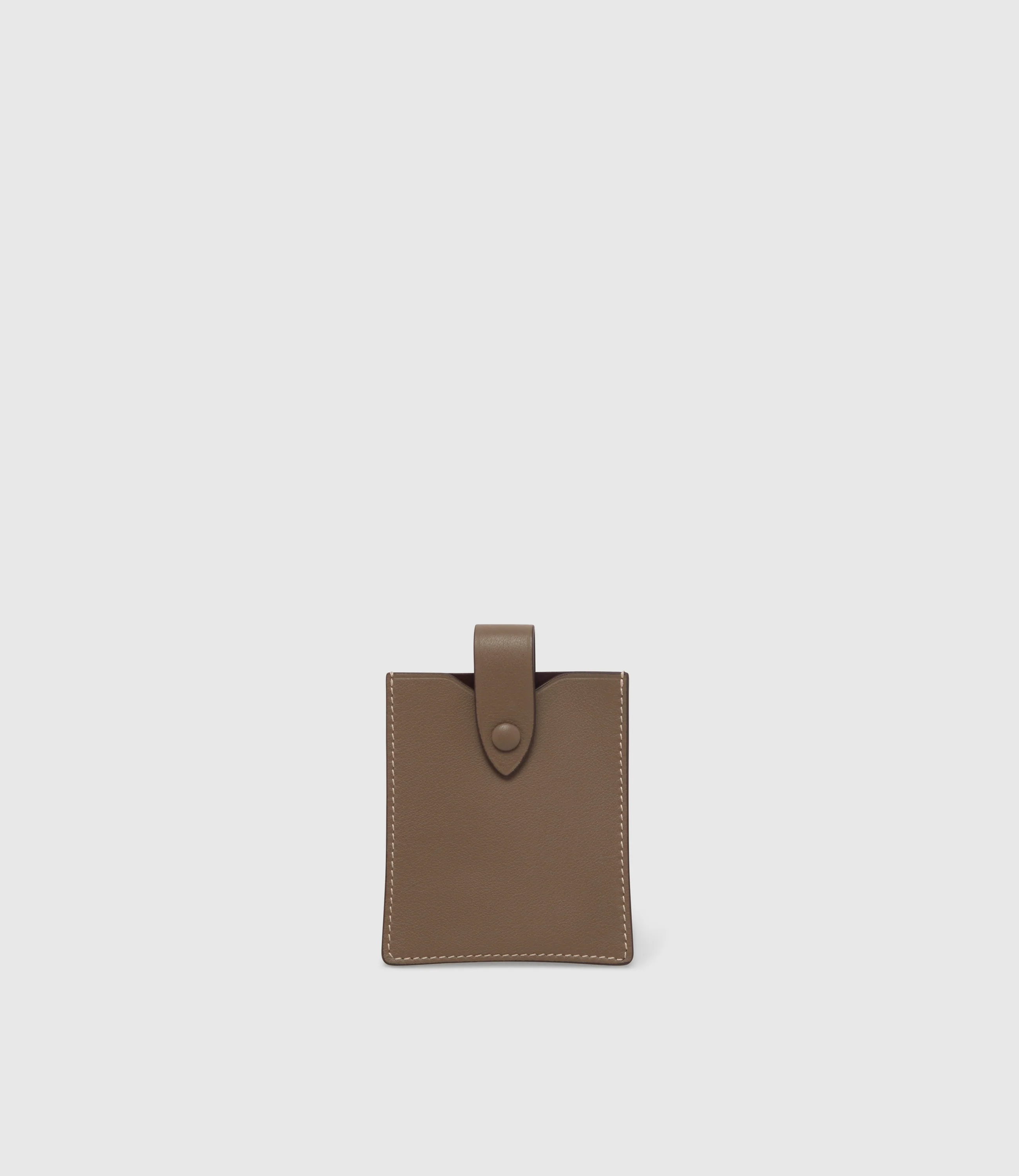 Playing Cards and Deck of Cards Case Set Smooth Calfskin Taupe