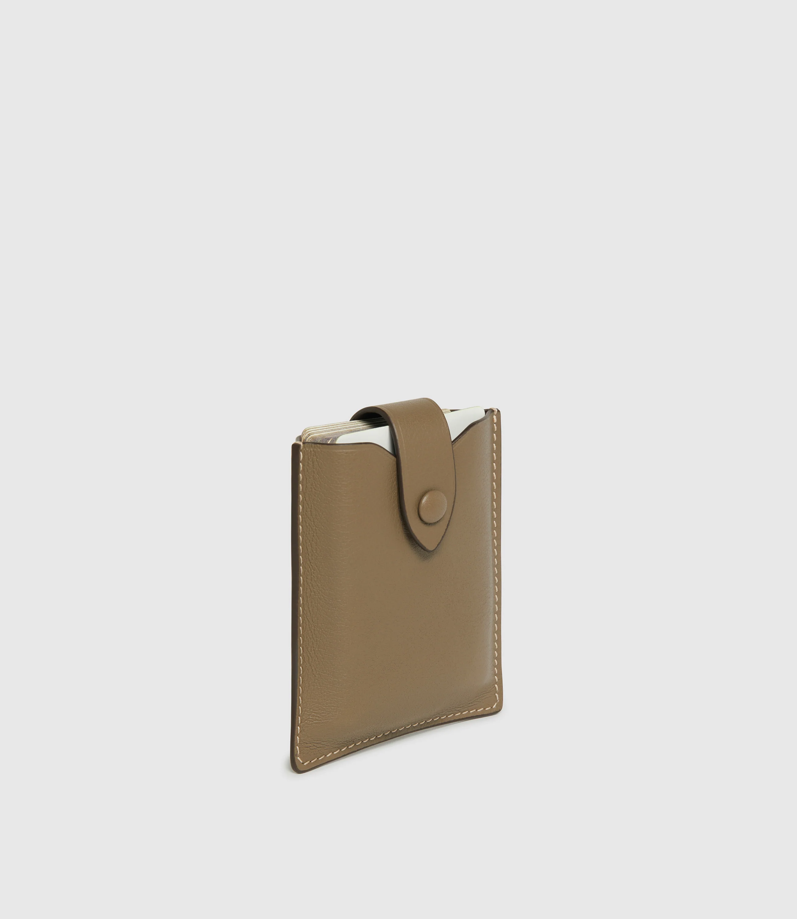 Playing Cards and Deck of Cards Case Set Smooth Calfskin Taupe - Image 2