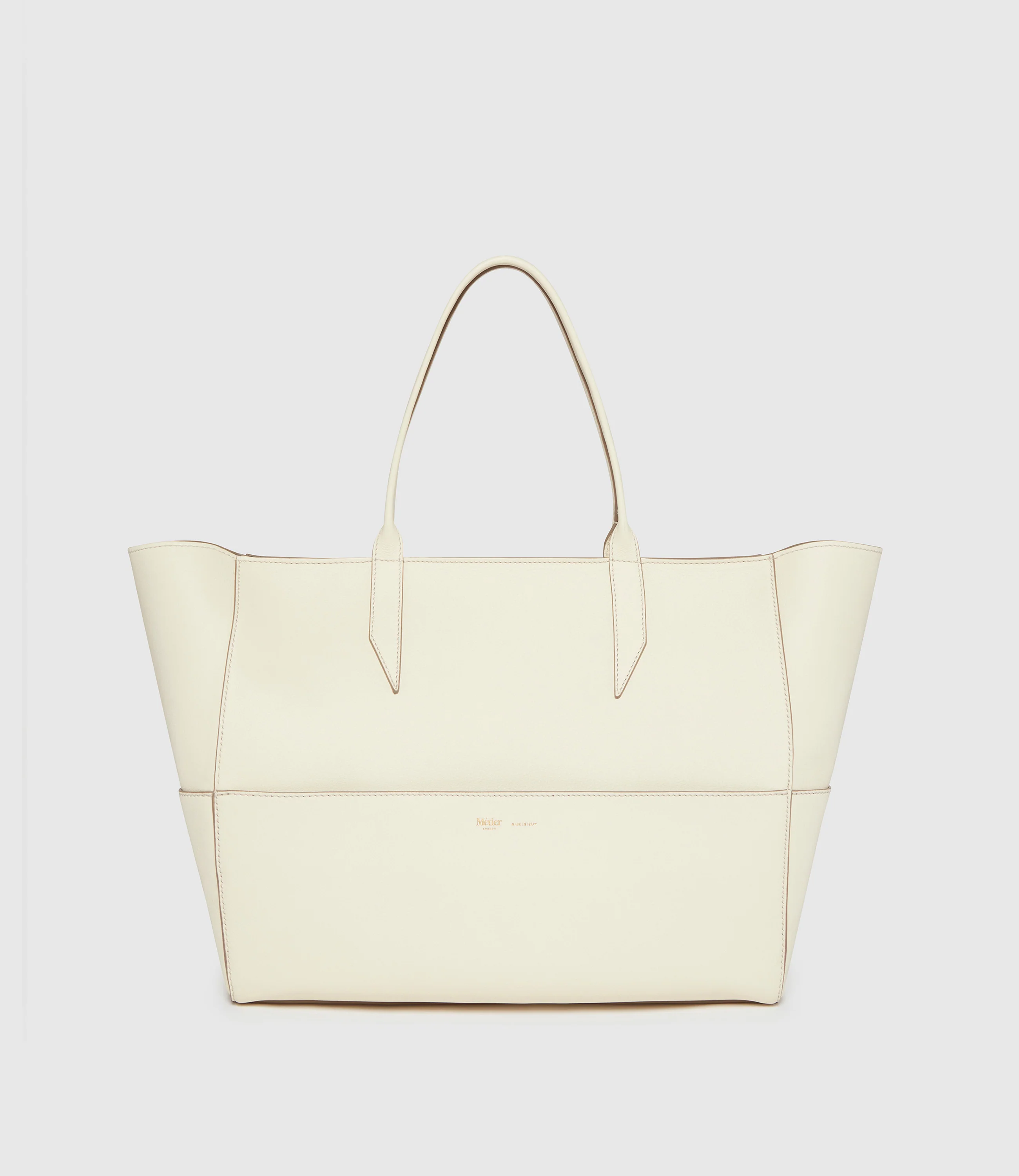 Incognito 36 Cabas Bag Smooth Calfskin White Sand
