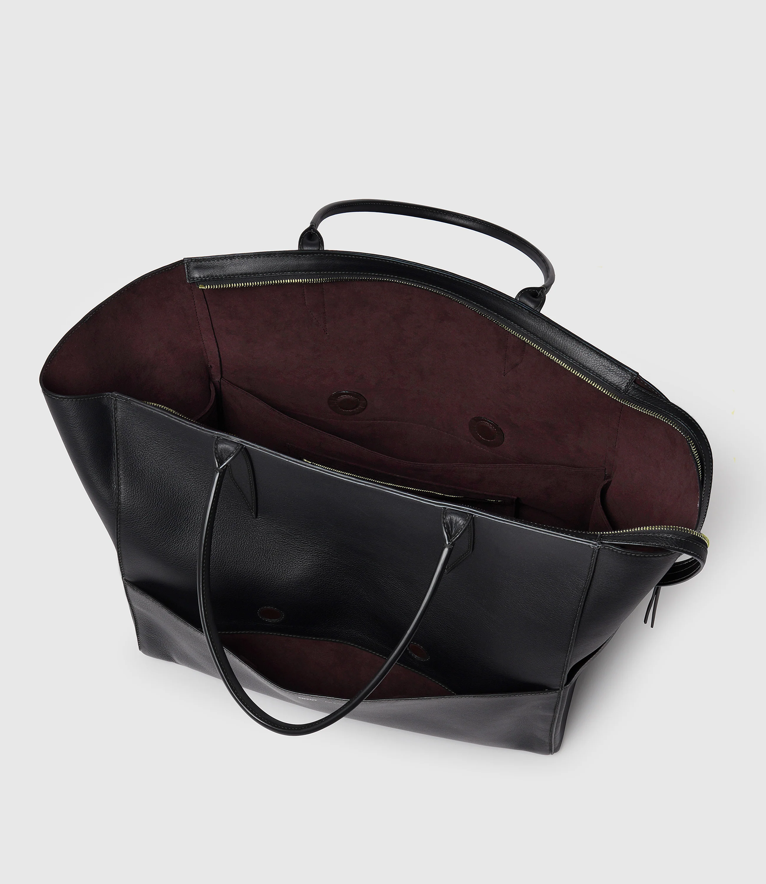 Incognito 42 Cabas Bag Smooth Calfskin Black - Image 4