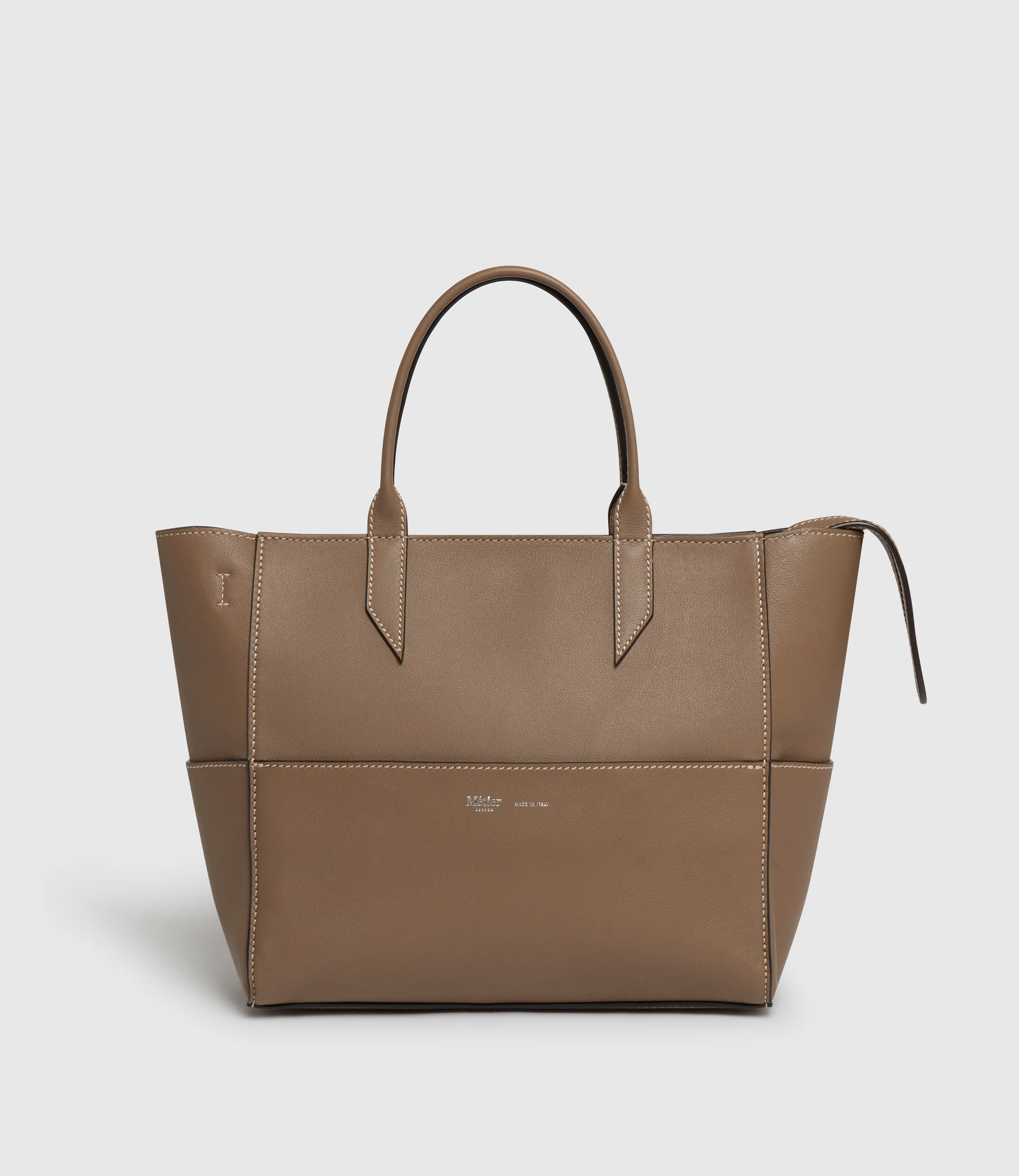 Incognito Crossbody Cabas Smooth Calfskin Taupe - Image 2