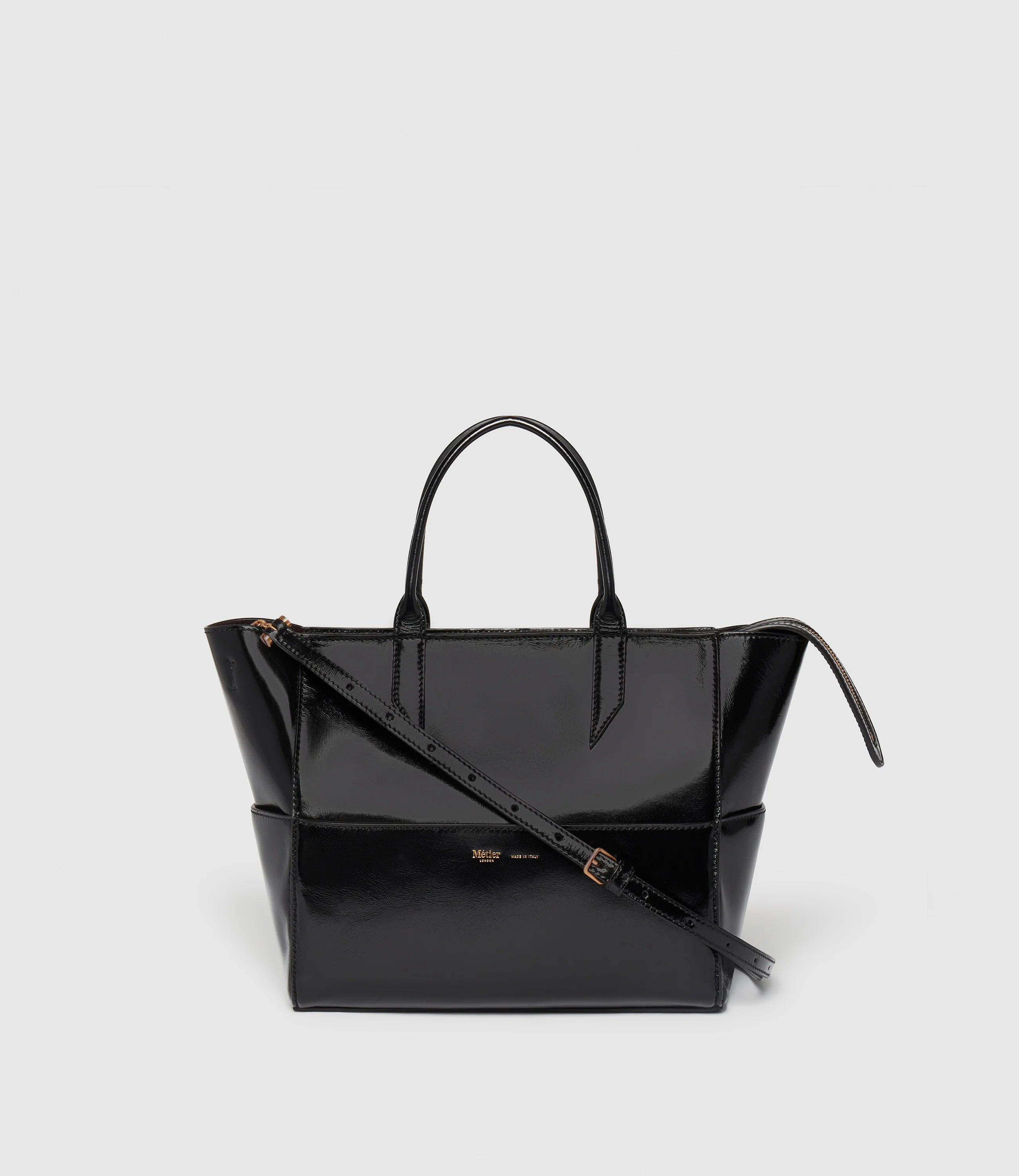 Incognito Crossbody Glossy Calfskin Black