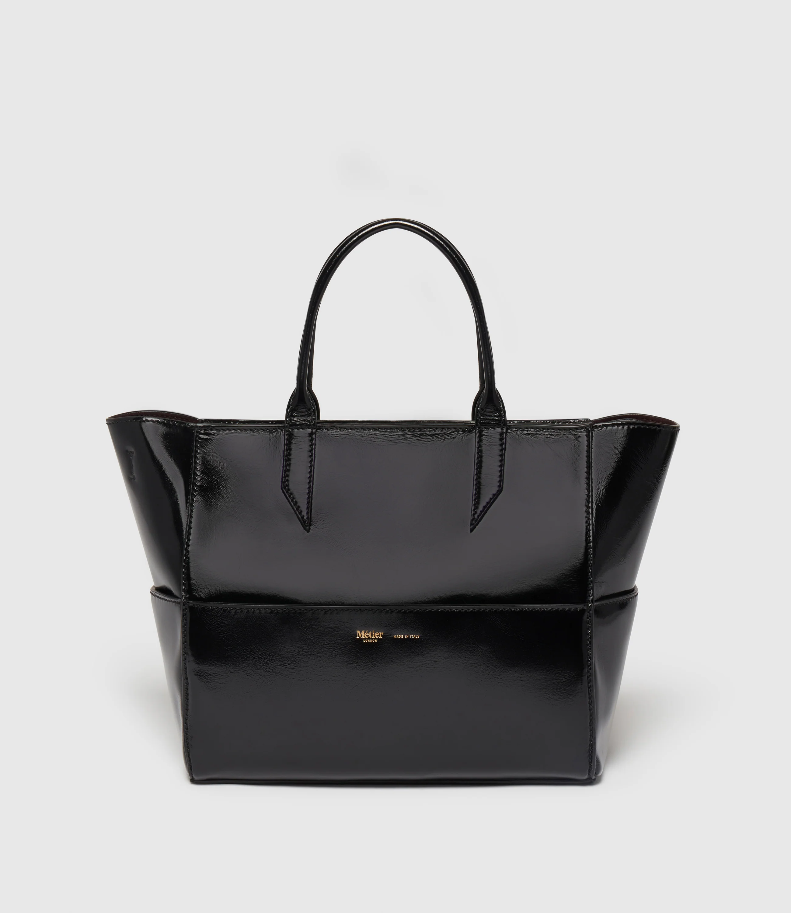 Incognito Crossbody Glossy Calfskin Black - Image 3
