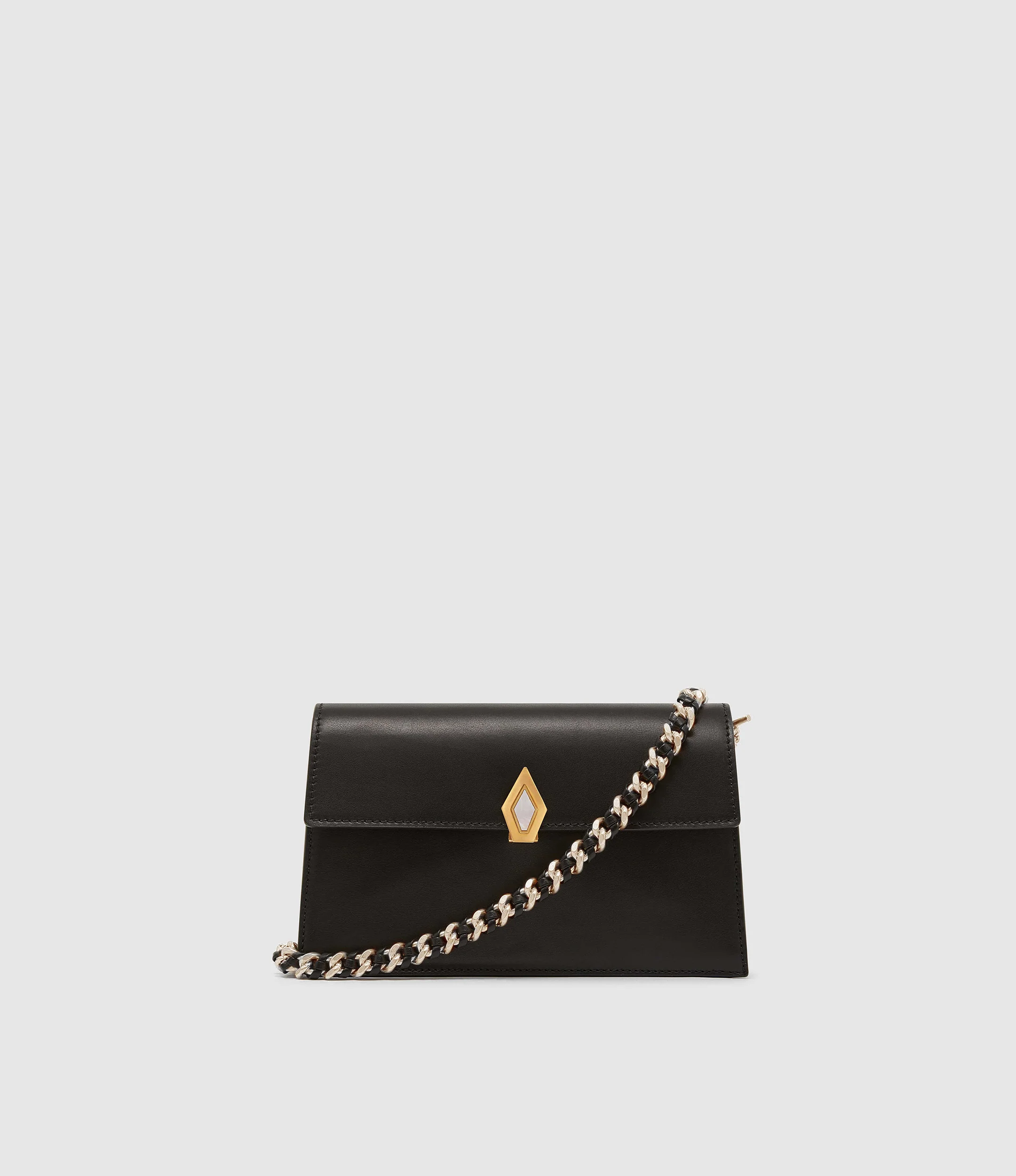 Large Chain Strap Elvis Black with Silver Hardware - Image 3