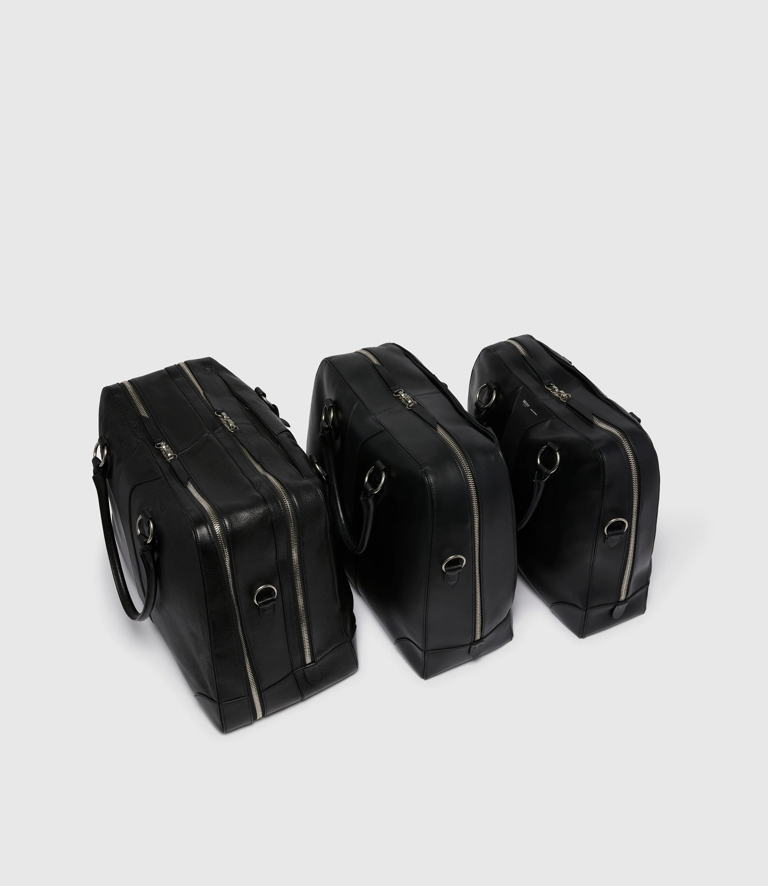 Le Grand Voyage Three to Five Night Bag Atelier Calfskin Black - Image 3