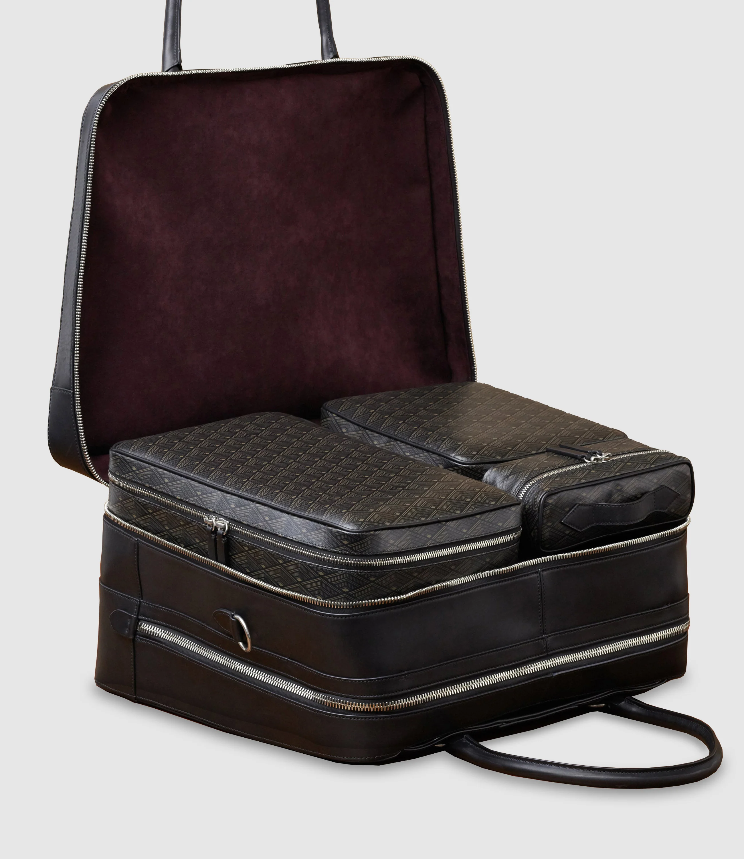 Le Grand Voyage Three to Five Night Bag Natural Calfskin Matte Black - Image 3