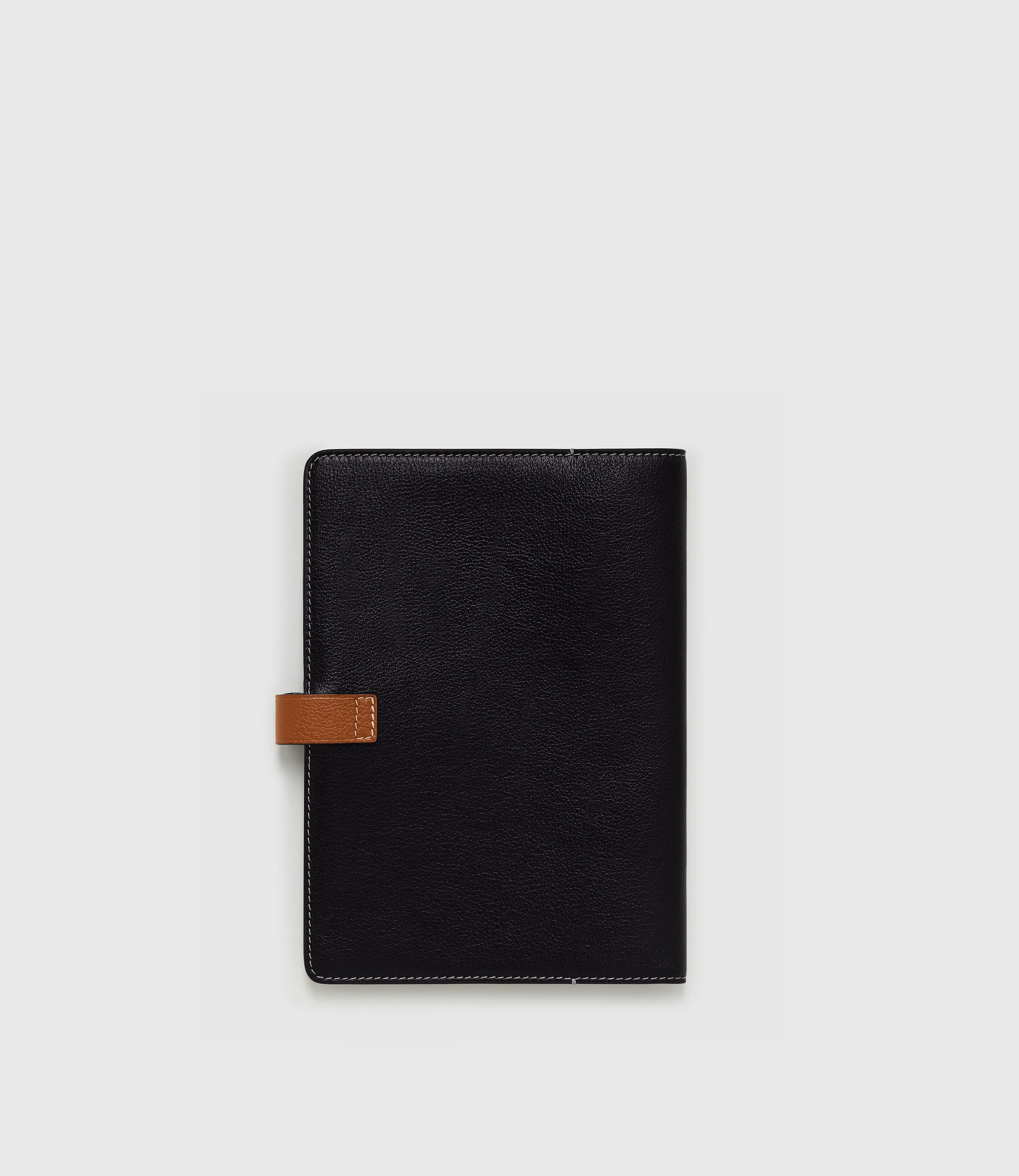 Limited Edition: A5 Notebook Cover Buffalo Black with Cognac - Image 6
