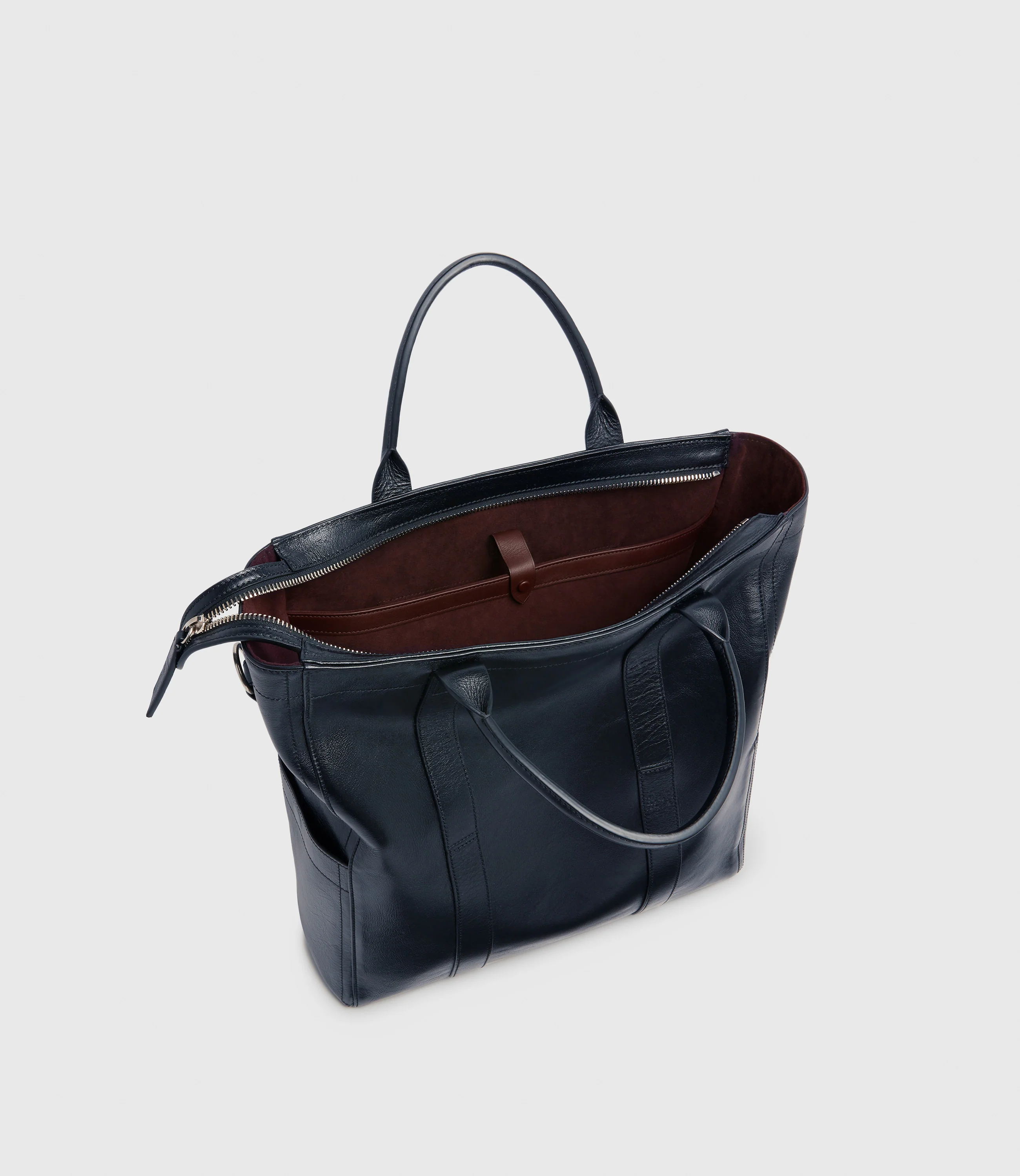 Mariner Zippered Tote Buffalo Navy - Image 3