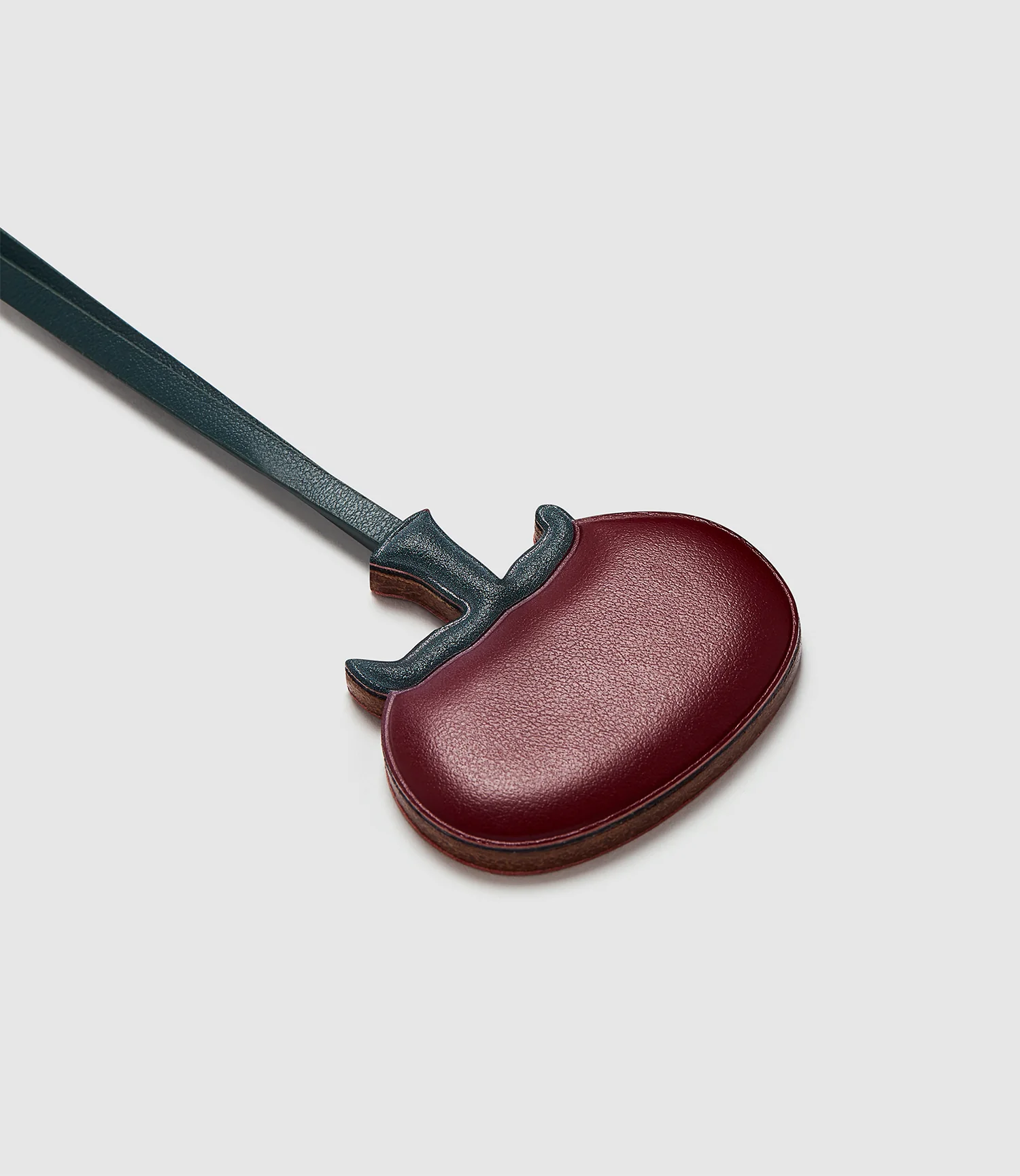 Métier x Gohar World Tomato Ornament Smooth Calfskin Wine with Dark Green - Image 3