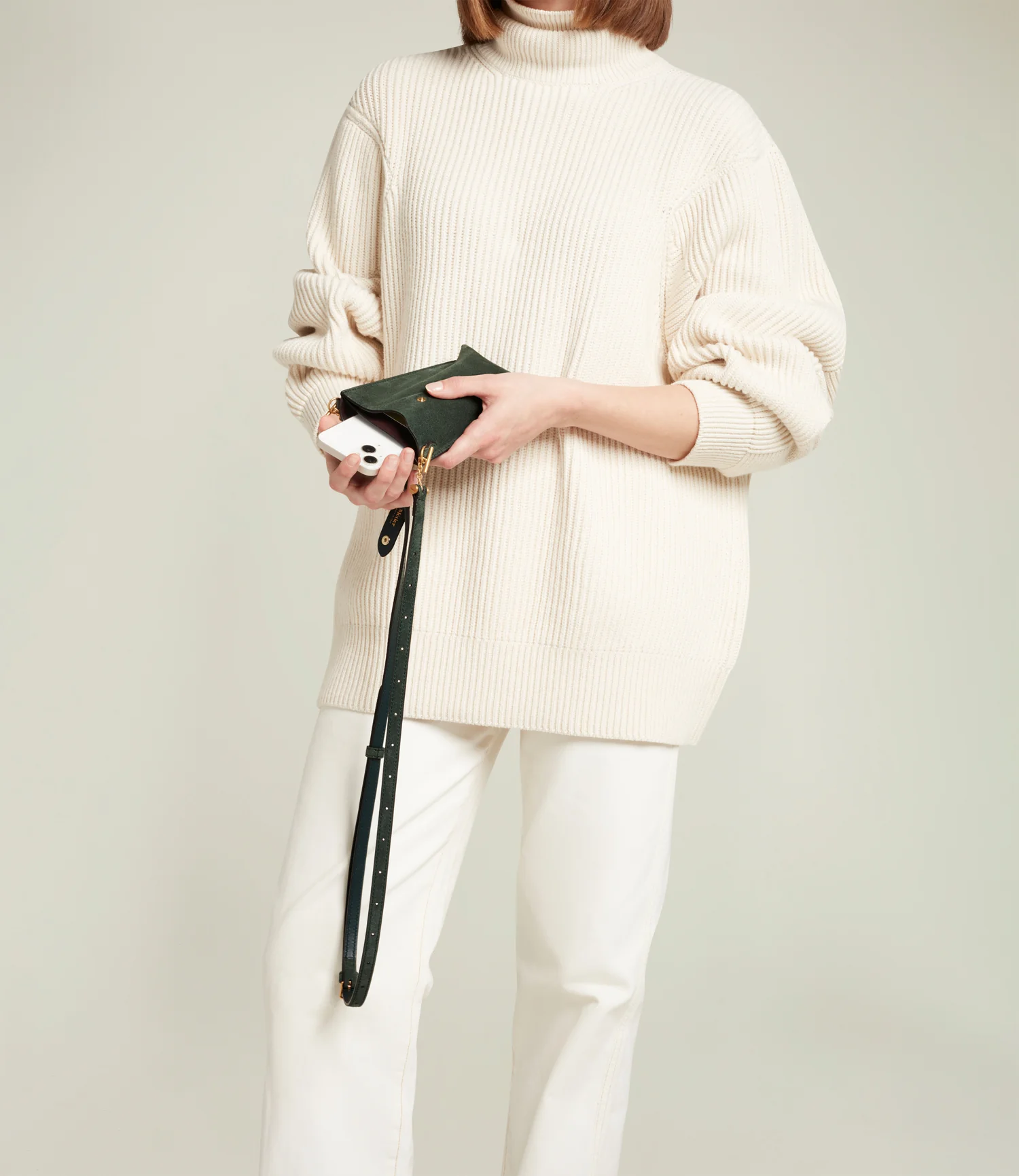 Minimalist Double Suede Emerald - Image 5