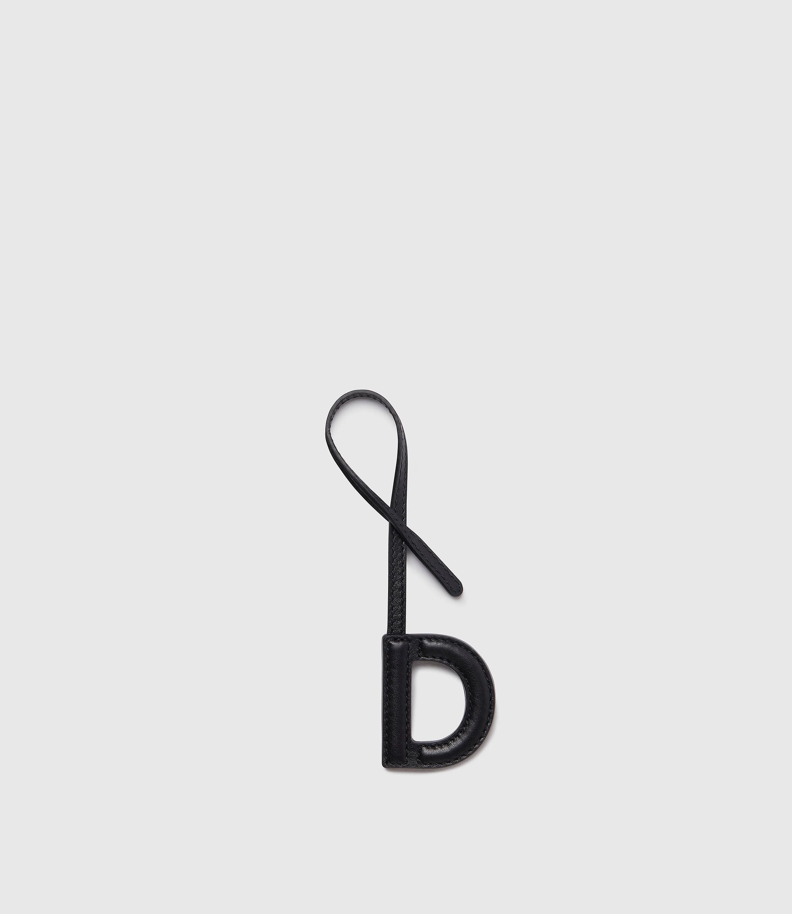 Personalisation Letter Charm Smooth Calfskin Black - Image 5