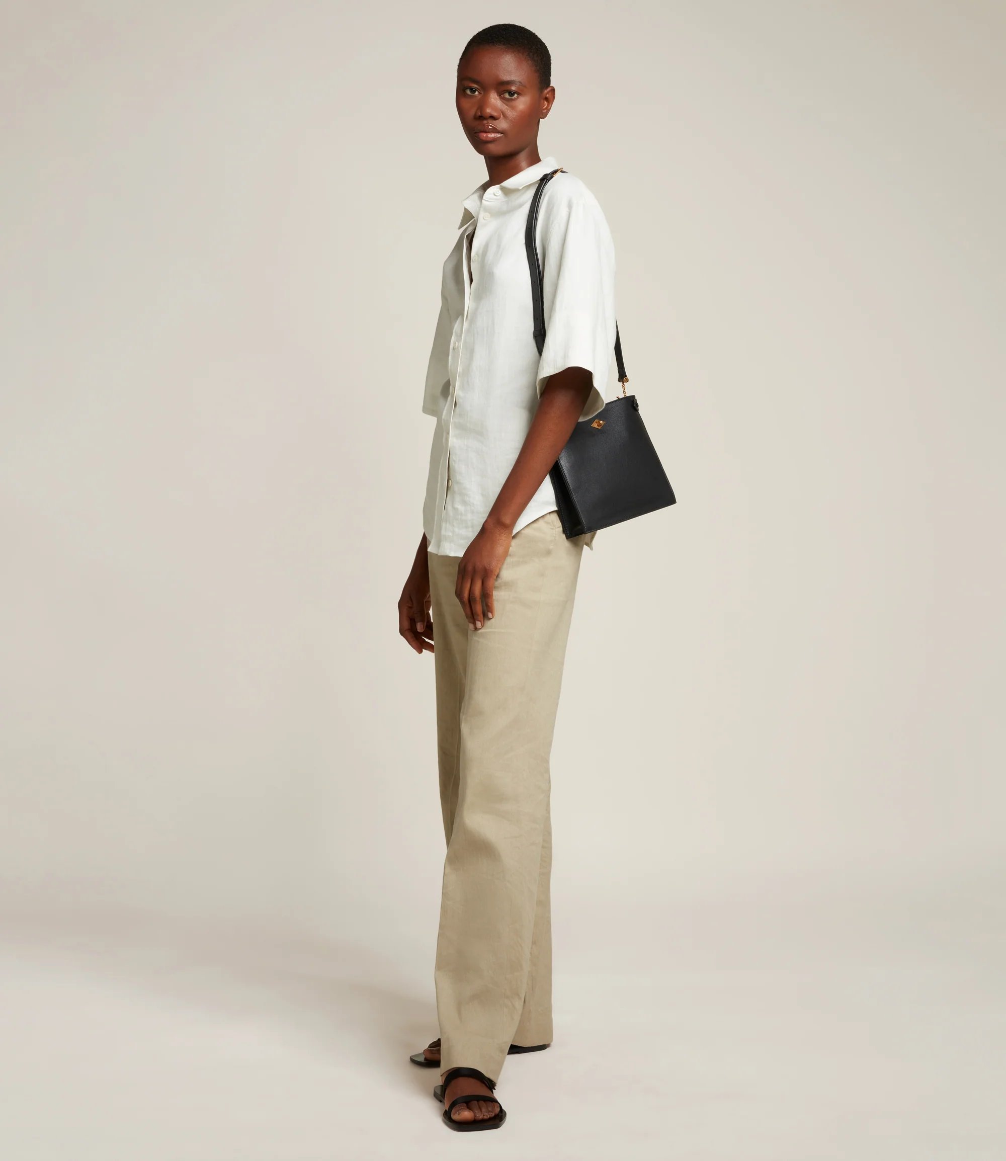 Stowaway Crossbody Smooth Calfskin Black - Image 6