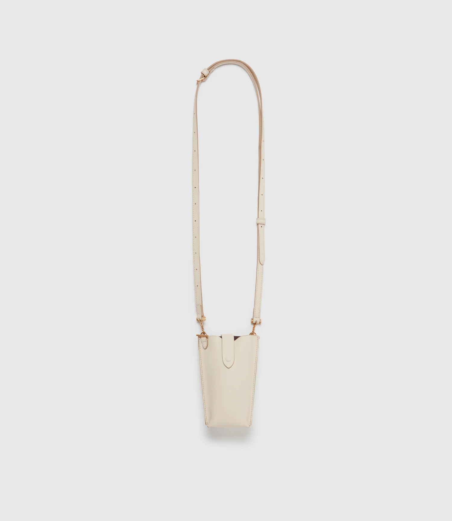 Minimalist Double Smooth Calfskin White Sand - Image 2