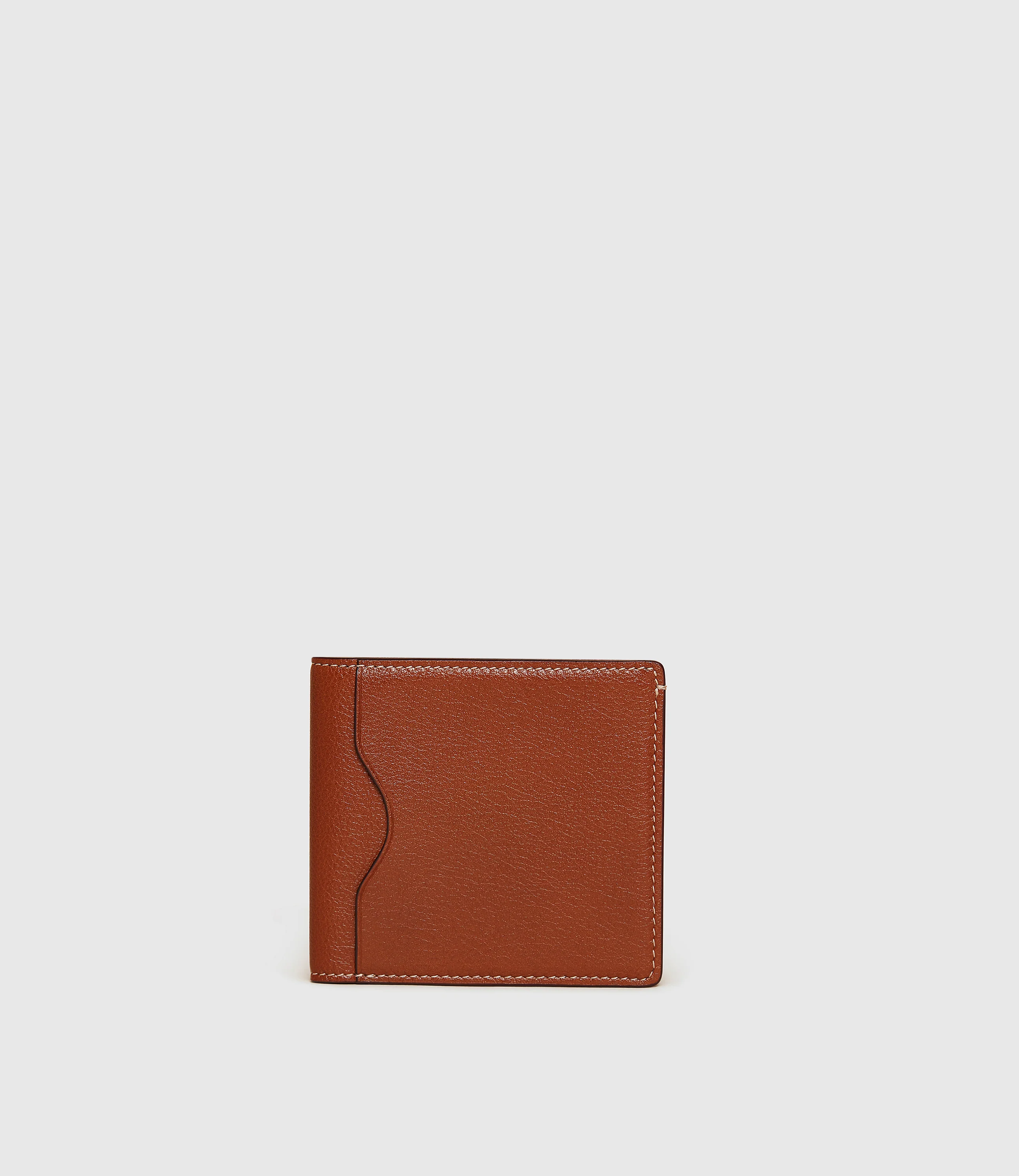 Thin Billfold Buffalo Cognac