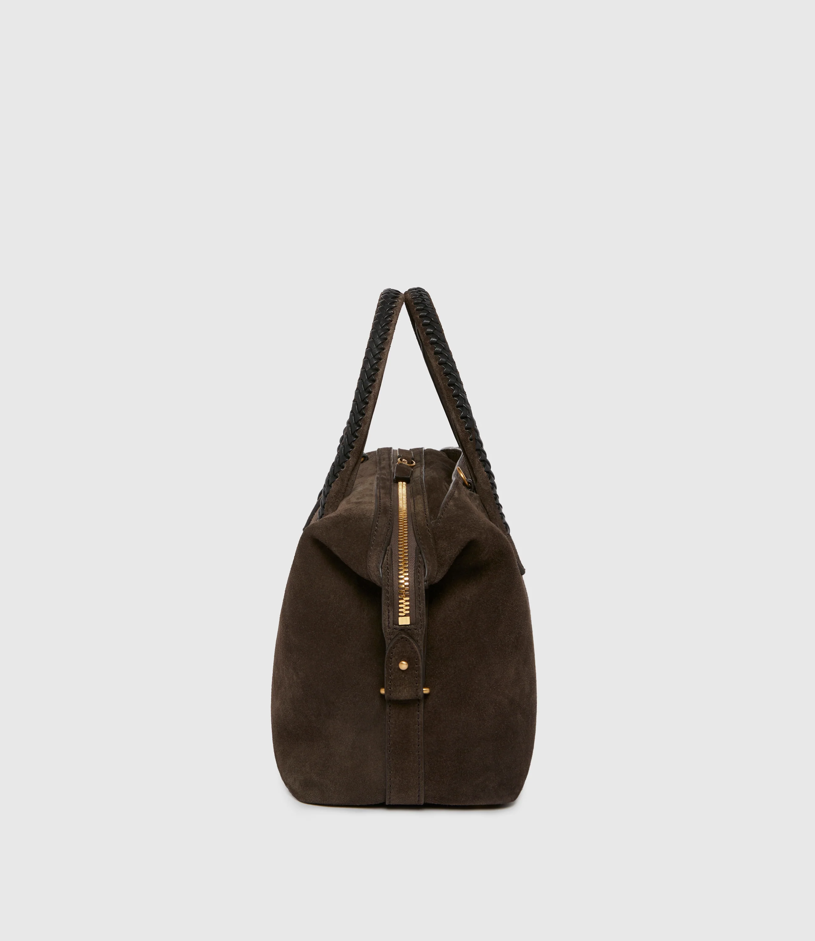 Vérité City Small Suede Chocolate and Elvis Black - Image 4