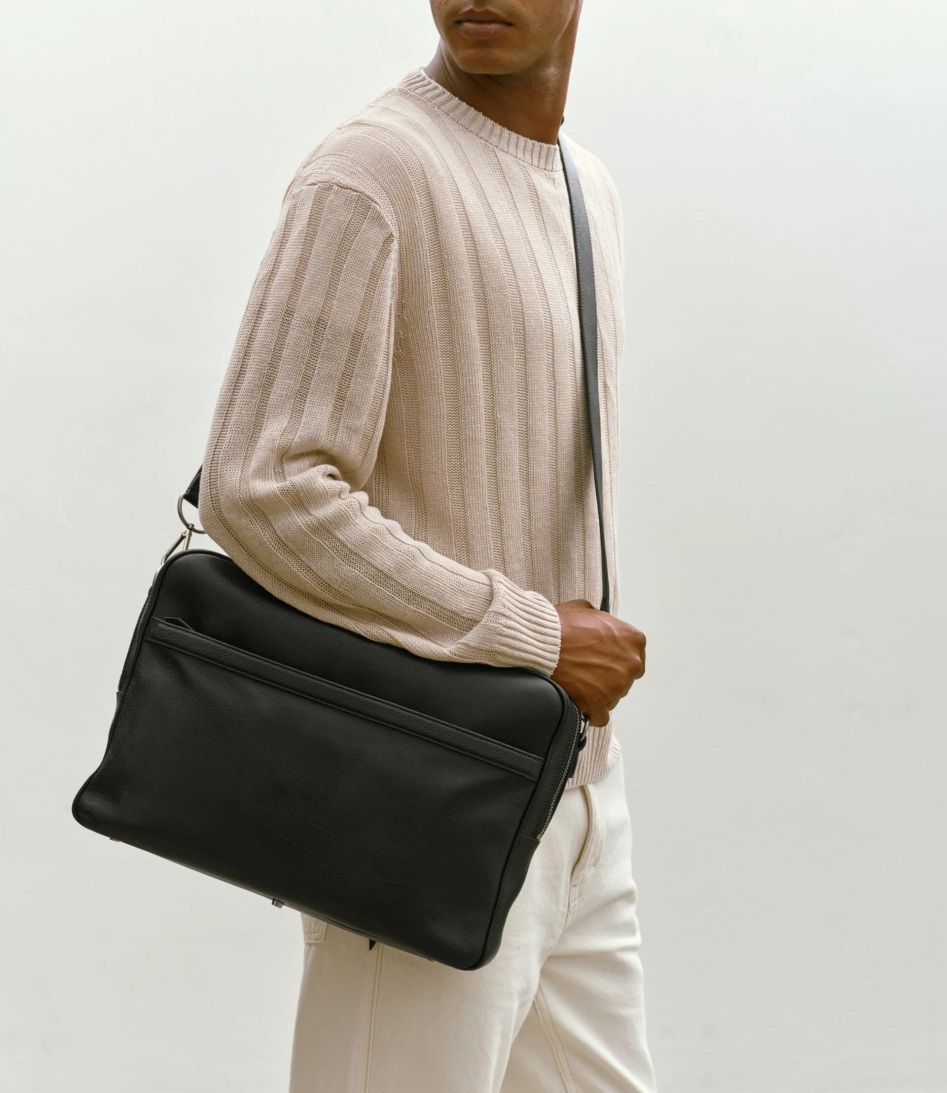 Wanderer Slim Briefcase Buffalo Black - Image 2